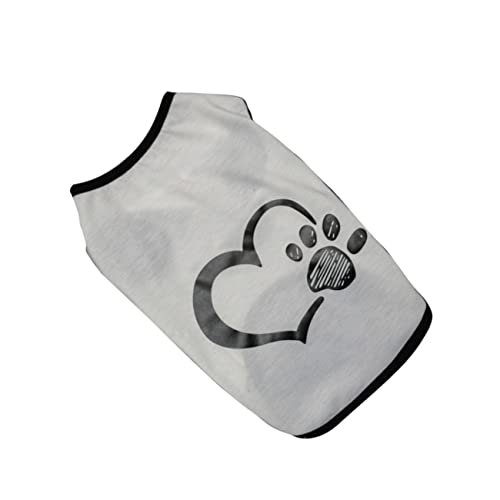 PEPLAYTAL Haustier Sommerkostüm Kühlweste für Hund Hunde Sommerkleidung Hundemäntel Kühlweste für Haustiere Hundekleid Atmungsaktiv Jersey UPS Welpe Party-Hundetuch Hund Weste Stoff Weiß von PEPLAYTAL