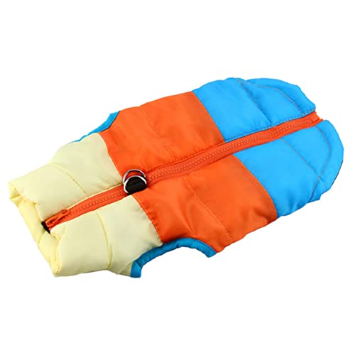 PEPLAYTAL Haustier wasserdichte Weste Gelb Hund Wintermantel Wendbarer Hundemantel Haustiere Wasserdichter Hund Kleidung Hundejacke Mantel Pullover Warmer Haustiermantel Kalt Züchten von PEPLAYTAL