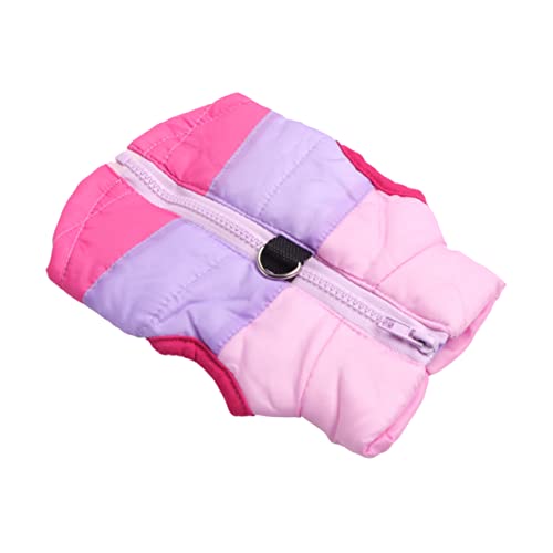 PEPLAYTAL Haustierbedarf hundewintermantel hundemantel Dog Raincoat Hundewinterkleidung hundekleider Welpenmäntel für kleine Hunde undurchlässig Wasser Hundejacken Warmer Haustiermantel von PEPLAYTAL