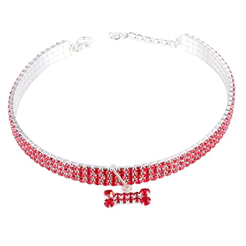 PEPLAYTAL Haustierbedarf pet Supplies hundebedarf hundeartikel hundezubehör hundehalsbänder Rassen Haustiere Hund Halskette Haustier Hundehalsband Haustierhalsband mit Strasssteinen rot PEPLAYTAL Haustierbedarf pet Supplies hundebedarf hundeartikel hundezubehör hundehalsbänder Rassen Haustiere Hund Halskette Haustier Hundehalsband Haustierhalsband mit Strasssteinen rot von PEPLAYTAL