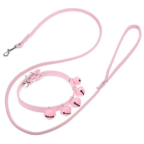 PEPLAYTAL Haustierhalsband mit Leine und Glöckchen für Katzen Zugfestes für Täglichen Gebrauch für und Outdoor Aktivitäten Zufällige Farbe PEPLAYTAL Haustierhalsband mit Leine und Glöckchen für Katzen Zugfestes für Täglichen Gebrauch für und Outdoor Aktivitäten Zufällige Farbe von PEPLAYTAL