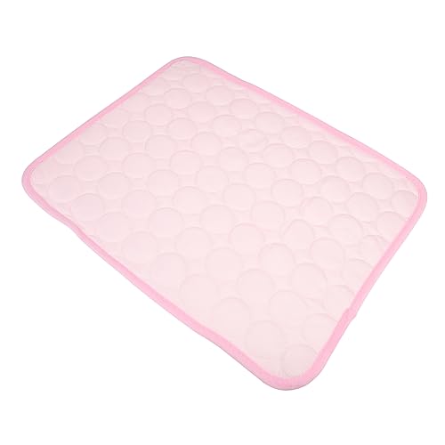 PEPLAYTAL Haustiermatte Haustiere Selbstkühlende Matte für Hunde Coole Unterlage für Hunde Stoff groß Gel hundematte kühlend Cooling mat for Dogs Hund kühlmatte Haustierschlafmatte Tuch Rosa von PEPLAYTAL