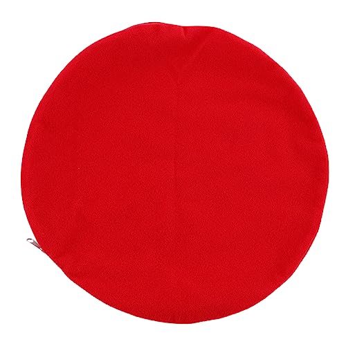 PEPLAYTAL Haustiermatte Haustierheizkissen Baumwolle beheiztes Haustierbett runden Hitze pet Heating pad heizkissen für Katzen Heizkissenbezug für Katzen elektrische bettdecke für Katzen rot von PEPLAYTAL