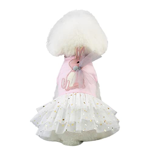 PEPLAYTAL Haustierrock hundekleidung hundebekleidung hundekleider Dog Clothes Mittel Sommer Hündchen Party-Hundetuch Partykleidung für Haustiere Hund im Freien im Freien Kleid für Hund von PEPLAYTAL