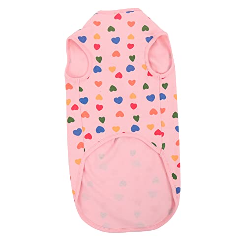 PEPLAYTAL Haustierweste Dog Costume hundekleidung Katzen-Shirt Tierzubehör katzenkostüme nach Katzenkostüm für Katzen dekorative Haustierkleidung sommerliches Katzenkostüm Baumwolle Rosa von PEPLAYTAL