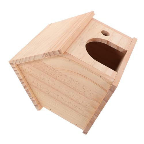 PEPLAYTAL Holz Hamsterhaus Kleintier Versteck aus Naturholz Gemütliches für Hamster Meerschweinchen und Andere Haustiere Sicher und Langlebig Entzückendes Design PEPLAYTAL Holz Hamsterhaus Kleintier Versteck aus Naturholz Gemütliches für Hamster Meerschweinchen und Andere Haustiere Sicher und Langlebig Entzückendes Design von PEPLAYTAL