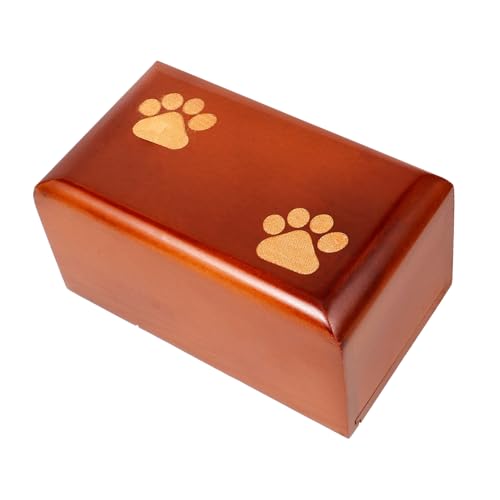 PEPLAYTAL Holzkiste für Haustier Tierurnen aus Holz für Hunde und Katzen Dauerhafte Erinnerungsbox für Haustierkremation Trauergeschenk für Tierbesitzer PEPLAYTAL Holzkiste für Haustier Tierurnen aus Holz für Hunde und Katzen Dauerhafte Erinnerungsbox für Haustierkremation Trauergeschenk für Tierbesitzer von PEPLAYTAL