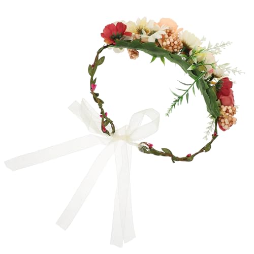 PEPLAYTAL Hund Blumenhalsband Verstellbar mit Schleifenband Leichtes Blüten Haustier Halsband für Hunde und Geeignet für Hochzeit Party Fotoshooting Eleganter Schmuck für Besondere Anlässe von PEPLAYTAL