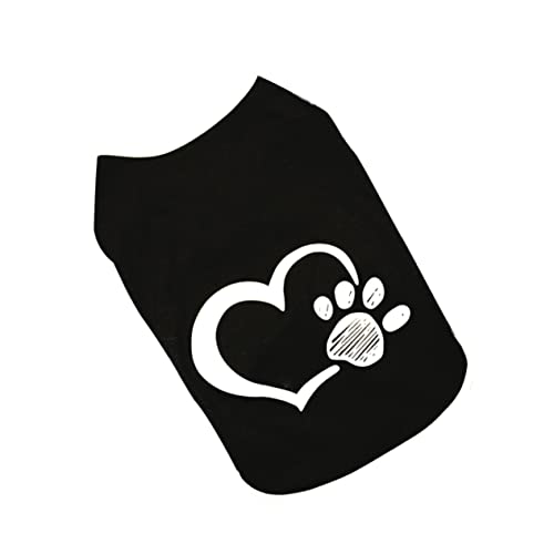 PEPLAYTAL Hund Weste Stoff Haustiere Hundeschuhe Hundesitz Kühlweste für Welpen Plüsch Hundejacken für kleine Hunde Kühlwesten für Hunde Haustier Sommerkostüm Party-Hundetuch Black von PEPLAYTAL