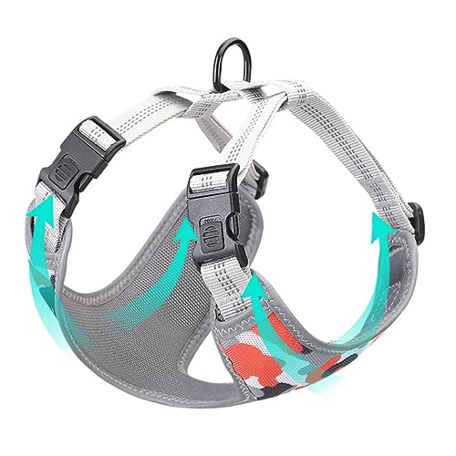 PEPLAYTAL Hundegeschirr Stoff Für Hunde Ausbildung Haustier Geformt Mittel Welpengeschirr Körperpflege Zurück Weste Brustgeschirr Reflektierend Einstellbar Dackel Geschirr Green PEPLAYTAL Hundegeschirr Stoff Für Hunde Ausbildung Haustier Geformt Mittel Welpengeschirr Körperpflege Zurück Weste Brustgeschirr Reflektierend Einstellbar Dackel Geschirr Green von PEPLAYTAL