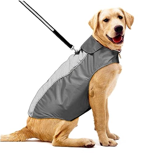 PEPLAYTAL Hundejacke hundewintermantel hundemantel hundekleidung Dog Jacket hundekleider Jacken Hund große Hunde Dackelkleidung Hundeleine Winterkleidung für Hunde welpen Warmer Mantel Black von PEPLAYTAL
