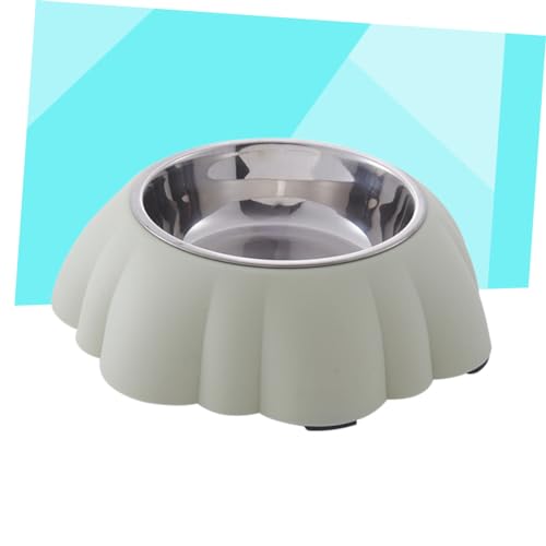 PEPLAYTAL Hundenapf mit Rutschfester Unterlage Umweltfreundlicher für Katzen für Sicheres und Füttern Design Sanftem Grün von PEPLAYTAL