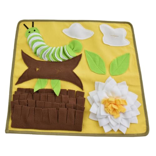 PEPLAYTAL Hundeschnüffelmatte aus Polar Fleece Faltbares Rutschfestes Rutsch Schnappkissen zur Geruchssinns für Welpen und Versteckte Futtermatte für Stressabbau PEPLAYTAL Hundeschnüffelmatte aus Polar Fleece Faltbares Rutschfestes Rutsch Schnappkissen zur Geruchssinns für Welpen und Versteckte Futtermatte für Stressabbau von PEPLAYTAL
