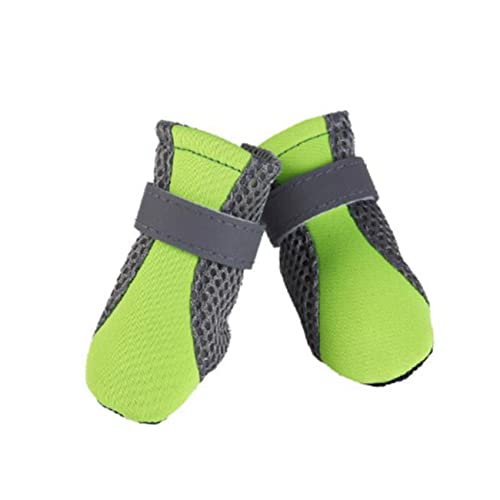 PEPLAYTAL Hundeschuhe für Kleine Atmungsaktive rutschfeste Hundestiefel Grün für Wanderungen Schutz Verletzungen und Rauen Oberflächen für Komfortable PEPLAYTAL Hundeschuhe für Kleine Atmungsaktive rutschfeste Hundestiefel Grün für Wanderungen Schutz Verletzungen und Rauen Oberflächen für Komfortable von PEPLAYTAL