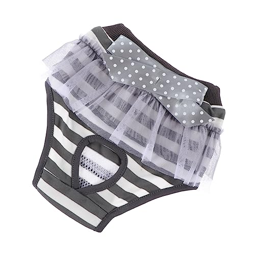 PEPLAYTAL Hundewindel für Hündinnen Wiederverwendbare und Waschbare Damenhygiene Panties aus Design für Einsatz während Läufigkeit PEPLAYTAL Hundewindel für Hündinnen Wiederverwendbare und Waschbare Damenhygiene Panties aus Design für Einsatz während Läufigkeit von PEPLAYTAL