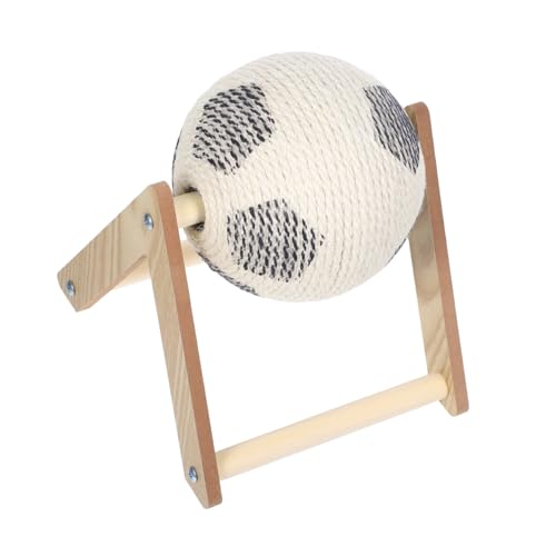 PEPLAYTAL Interaktiver Katzenkratzball aus Sisal Drehbares Kratzspielzeug zur Krallenpflege Robustes Handgewickeltes Sisalseil Kleiner Kratzball für Aktive Katzen Natürliche Krallenpflege PEPLAYTAL Interaktiver Katzenkratzball aus Sisal Drehbares Kratzspielzeug zur Krallenpflege Robustes Handgewickeltes Sisalseil Kleiner Kratzball für Aktive Katzen Natürliche Krallenpflege von PEPLAYTAL