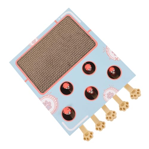 PEPLAYTAL Interaktives Katzenspielzeug Lustiges Kratzspielzeug aus Wellpappe für Katzen Trainieren Möbelkratzen Leicht und Langlebig von PEPLAYTAL