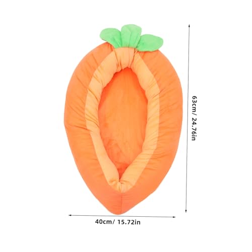 PEPLAYTAL Karottenförmiges Kaninchenbett aus Strapazierfähigem Stabiles Haustier Schlafnest für Kleine Nagetiere rutschfest und Langlebig Kreatives Kuschelnest für Meerschweinchen und PEPLAYTAL Karottenförmiges Kaninchenbett aus Strapazierfähigem Stabiles Haustier Schlafnest für Kleine Nagetiere rutschfest und Langlebig Kreatives Kuschelnest für Meerschweinchen und von PEPLAYTAL