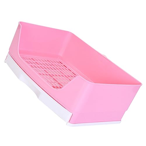 PEPLAYTAL Kasten Kaninchentoilette Hase Saugfähig Liner Für Wurf Mülleimer Drinnen Haustiere Meerschweinchen Frettchen -Toilette Haustiertöpfchen Aus Kunststoff Plastik Rosa PEPLAYTAL Kasten Kaninchentoilette Hase Saugfähig Liner Für Wurf Mülleimer Drinnen Haustiere Meerschweinchen Frettchen -Toilette Haustiertöpfchen Aus Kunststoff Plastik Rosa von PEPLAYTAL