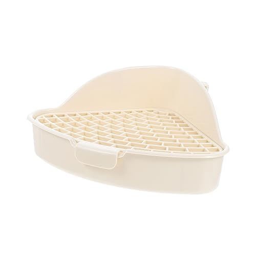 PEPLAYTAL Kasten Kaninchentoilette Wurf Hasenstreu Haustier Und sfter Hamster klo Kleintierklo Hamsterklo Hasen klo Hamsterkäfig Käfighäschen Toilette käfig Hamster Toilette pp Weiß von PEPLAYTAL