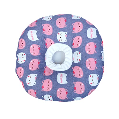 PEPLAYTAL Katze Elisabethanischer Kragen Für Zubehör Rassen Katze Name Katzenhalsbänder Farben Schild Haustier Krapfen Anti-leck-Kragen Katzenhalsband von PEPLAYTAL