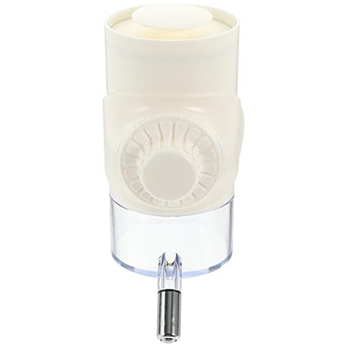 PEPLAYTAL Katze Hund Futterautomat Spender Hund wassernapf verschütten Haustierwasserschale Dog Water Bottle hundewasserflasche hängende Flasche für Haustier Haustier-Wasserflasche pp Weiß von PEPLAYTAL