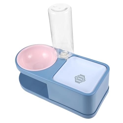 PEPLAYTAL Katzenfutter und Wassernapf Automatischer Trinkspender aus Sicherem Material Rutschfestes Design für Bequemes Fressen für Katzen und Kätzchen PEPLAYTAL Katzenfutter und Wassernapf Automatischer Trinkspender aus Sicherem Material Rutschfestes Design für Bequemes Fressen für Katzen und Kätzchen von PEPLAYTAL