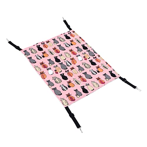 PEPLAYTAL Katzenhängematte für Kleine Haustiere Plüschschlafplatz mit Haken Warmes Nest für Katzen und Kleintiere für Käfige und Gemütliche Ruheplätze PEPLAYTAL Katzenhängematte für Kleine Haustiere Plüschschlafplatz mit Haken Warmes Nest für Katzen und Kleintiere für Käfige und Gemütliche Ruheplätze von PEPLAYTAL