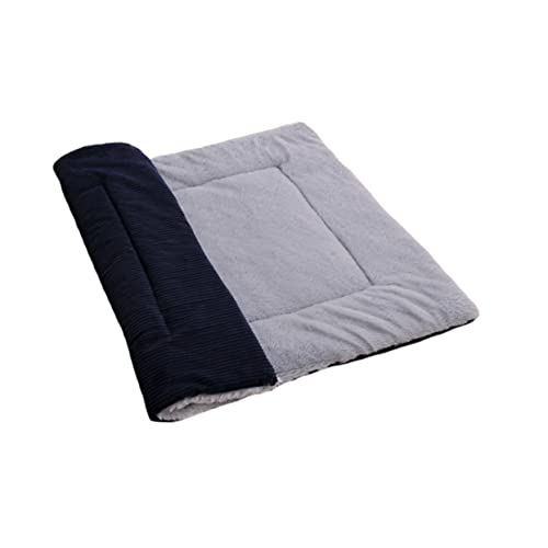 PEPLAYTAL Katzenkissen Wärmende Dicke Schlafunterlage für Haustiere Wende Matte in Navy für Ganzjährige Nutzung für Transportboxen Kuschelplatz PEPLAYTAL Katzenkissen Wärmende Dicke Schlafunterlage für Haustiere Wende Matte in Navy für Ganzjährige Nutzung für Transportboxen Kuschelplatz von PEPLAYTAL