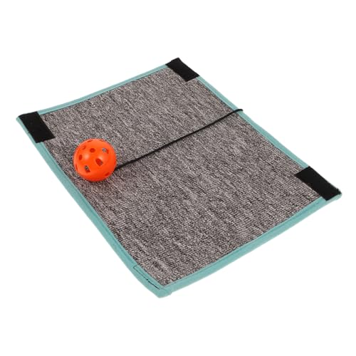 PEPLAYTAL Katzenkratzmatte Praktische Kratzunterlage für Katzen Rund mit Farbball und Schützt Möbel und Sofa Hochwertiges Deckenmaterial für Katzenliebhaber PEPLAYTAL Katzenkratzmatte Praktische Kratzunterlage für Katzen Rund mit Farbball und Schützt Möbel und Sofa Hochwertiges Deckenmaterial für Katzenliebhaber von PEPLAYTAL