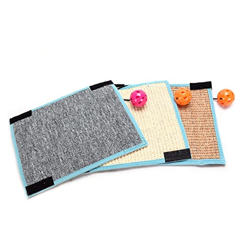 PEPLAYTAL Katzenkratzmatte aus Sisal Rutschfestes Kratzspielzeug für Katzen Schutz für Möbel und Tische und Tragbares Design für Kätzchen und Erwachsene Katzen Single Color PEPLAYTAL Katzenkratzmatte aus Sisal Rutschfestes Kratzspielzeug für Katzen Schutz für Möbel und Tische und Tragbares Design für Kätzchen und Erwachsene Katzen Single Color von PEPLAYTAL