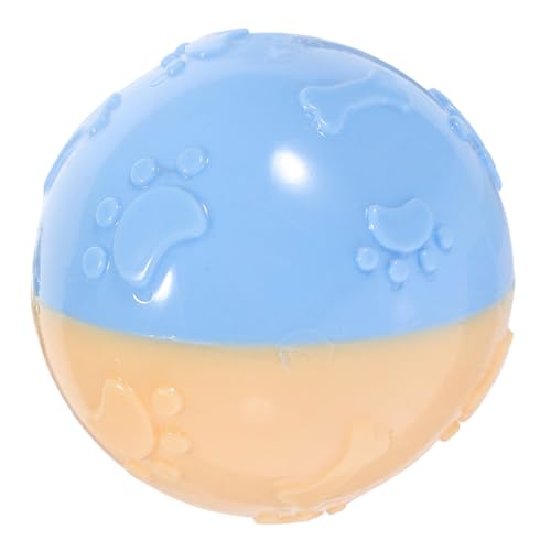 PEPLAYTAL Kauspielzeug Gummiball Für Kleine Interaktives Quietschspielzeug Für Apportierspiele Strapazierfähig Und Zahnfreundlich Fördert Bewegung Und Gesundheit von PEPLAYTAL