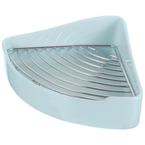 PEPLAYTAL Keramiktoilette Für Kleine Haustiere Töpfchen Trainingstoilette Drinnen Hase Kaninchen Hamsterkäfig Wurf Ecke Bunny Clean-ausrüstung Hamster Streu Pfanne Sky-Blue von PEPLAYTAL