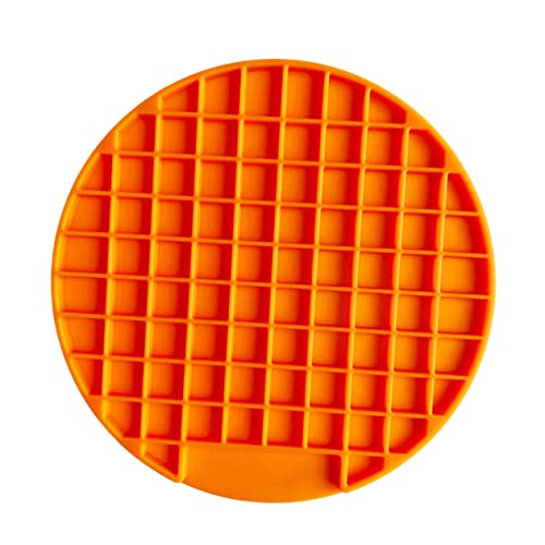 PEPLAYTAL Kissenfutterautomat für Haustiere Fütterung langsam Essen Welpe Hund pet Food Container Umweltfreundliches Haustierzubehör Orange von PEPLAYTAL
