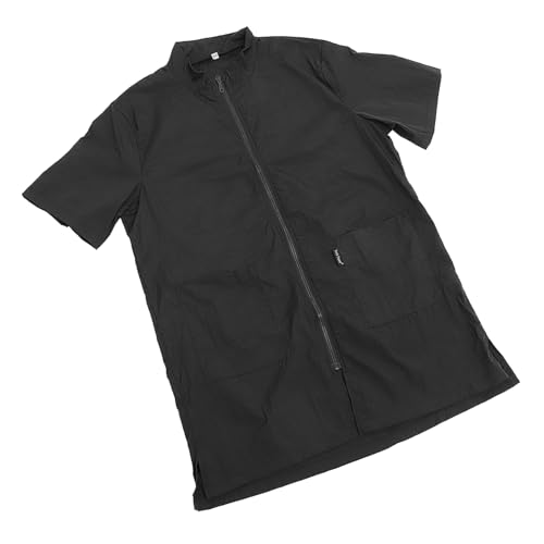PEPLAYTAL Tunika Hundepflege Arbeitskleidung Kosmetikerin Uniform Schwarz Große Größe PEPLAYTAL Tunika Hundepflege Arbeitskleidung Kosmetikerin Uniform Schwarz Große Größe von PEPLAYTAL