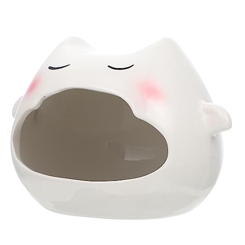 PEPLAYTAL Keramik Hamsterhaus Für Kleine Haustiere Sommerkühlhaus Schlafhaus Für Hamster Und Chinchilla Leicht Zu Reinigen Cartoon-Design PEPLAYTAL Keramik Hamsterhaus Für Kleine Haustiere Sommerkühlhaus Schlafhaus Für Hamster Und Chinchilla Leicht Zu Reinigen Cartoon-Design von PEPLAYTAL