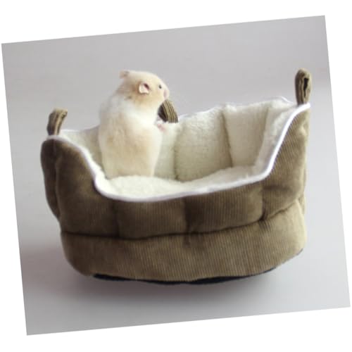 PEPLAYTAL Kleintier Hängematte Sofa aus Weichem Stoff Warmes Ferret Haus für Meerschweinchen Kaninchen Hamster Squirrel Gemütliches Schlafnest Einfache Zugänglichkeit Kaffee Farbe PEPLAYTAL Kleintier Hängematte Sofa aus Weichem Stoff Warmes Ferret Haus für Meerschweinchen Kaninchen Hamster Squirrel Gemütliches Schlafnest Einfache Zugänglichkeit Kaffee Farbe von PEPLAYTAL