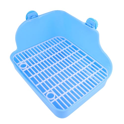 PEPLAYTAL Kleintier Toilette aus Langlebigem Geeignet für Kaninchen Hamster Meerschweinchen und Frettchen mit Wandseitigem Design für Sauberen Boden und Einfachem Training zu von PEPLAYTAL