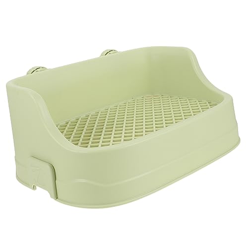 PEPLAYTAL Kleintier Toilette aus Robustem Kunststoff Kleines Einstreugefäß für Kaninchen Meerschweinchen Hamster und Ratten Praktische Trainingsbox für Haustiere Leicht zu Reinigen Grün für PEPLAYTAL Kleintier Toilette aus Robustem Kunststoff Kleines Einstreugefäß für Kaninchen Meerschweinchen Hamster und Ratten Praktische Trainingsbox für Haustiere Leicht zu Reinigen Grün für von PEPLAYTAL