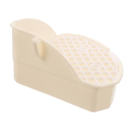 PEPLAYTAL Kleintier Toilette für Kaninchen und Meerschweinchen Dreieckige Platzsparende aus Robustem Kunststoff Leicht zu Reinigen für Wohnräume und PEPLAYTAL Kleintier Toilette für Kaninchen und Meerschweinchen Dreieckige Platzsparende aus Robustem Kunststoff Leicht zu Reinigen für Wohnräume und von PEPLAYTAL