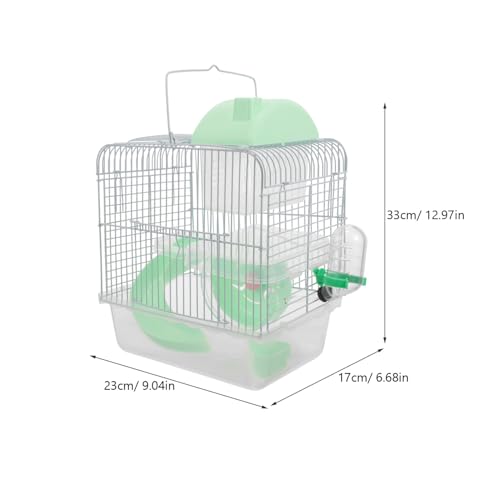 PEPLAYTAL Kleintierkäfig Transparentes Hamsterhaus mit Mehrstöckigem Schlossdesign Großer Rattenkäfig mit Abnehmbaren Zubehörteilen als Versteck und Spielplatz für Zwerghamster und Kleine PEPLAYTAL Kleintierkäfig Transparentes Hamsterhaus mit Mehrstöckigem Schlossdesign Großer Rattenkäfig mit Abnehmbaren Zubehörteilen als Versteck und Spielplatz für Zwerghamster und Kleine von PEPLAYTAL