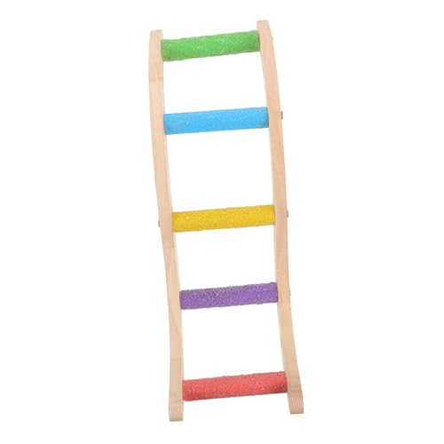 PEPLAYTAL Vogelleiter Wellensittichleiter Vogelkletterleiter Papageienleiter Spielzeug Vogelkäfigzubehör Krallenschleifleiter Hängeleiter Für Kleine Und Mittelgroße Vögel von PEPLAYTAL