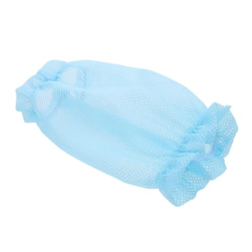 PEPLAYTAL Pet Ear Cover Atmungsaktive Hundemütze Für Ohrenschutz Leichte Kopfbedeckung Für Katzen Und Hunde Für Outdoor-aktivitäten Verstellbare Passform Große Blau von PEPLAYTAL