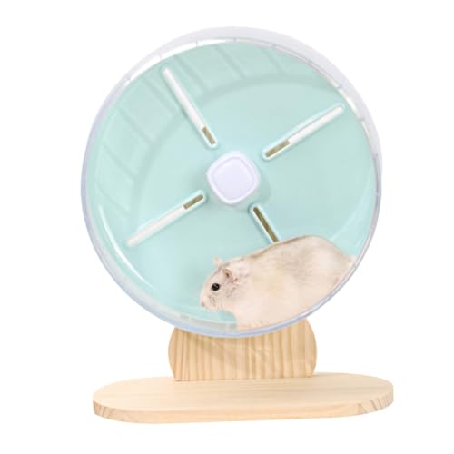 PEPLAYTAL Leises Hamsterrad mit Stabilem Holzständer Geräuscharmes Laufrad für Igel Chinchilla und Kleine Nagetiere Langlebiges Käfigzubehör für Tägliches Training und Spielspaß PEPLAYTAL Leises Hamsterrad mit Stabilem Holzständer Geräuscharmes Laufrad für Igel Chinchilla und Kleine Nagetiere Langlebiges Käfigzubehör für Tägliches Training und Spielspaß von PEPLAYTAL
