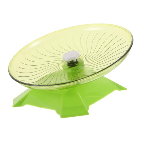 PEPLAYTAL Leises Hamsterrad mit Ständer Flying Saucer Design Laufrad für Hamster Mäuse Chinchillas Kleintiere Geräuscharmes Trainingsrad Platzsparend Sicher PEPLAYTAL Leises Hamsterrad mit Ständer Flying Saucer Design Laufrad für Hamster Mäuse Chinchillas Kleintiere Geräuscharmes Trainingsrad Platzsparend Sicher von PEPLAYTAL