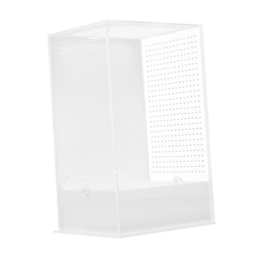 PEPLAYTAL Mantis Zuchtbox Praktische Terrarienbox für Reptilien Insekten und Spinnen mit Stabiler Belüftung für Haltung von Gottesanbetern und Kleinen Tieren von PEPLAYTAL