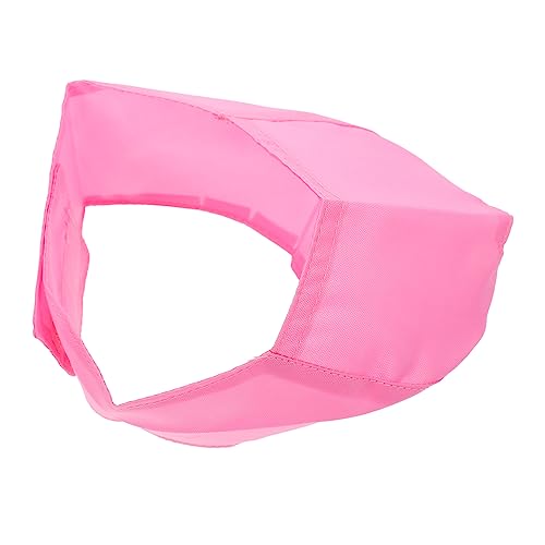 PEPLAYTAL Maulkorb Für Haustiere Für Kätzchen Katze Transparente Schnauze Maulkörbe Für Hunde Waschbar Katzenpflege Katze Und Behandlung Großer Hundemaulkorb Atmungsaktiv Mund Rosa Nylon von PEPLAYTAL