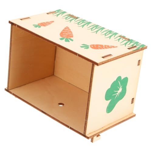 PEPLAYTAL Multifunktionale Hasenfutterstation aus Holz Praktische Futterbox für Hamster Schadensresistent Glatt und Sicher für Kleine Haustiere für Täglichen PEPLAYTAL Multifunktionale Hasenfutterstation aus Holz Praktische Futterbox für Hamster Schadensresistent Glatt und Sicher für Kleine Haustiere für Täglichen von PEPLAYTAL