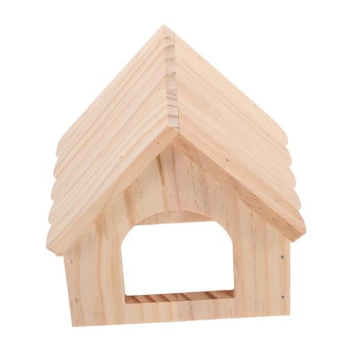 PEPLAYTAL Natürliches Holz Versteck für Meerschweinchen und Hamster Kleines Mehrkammeriges Kleintierhaus mit Futterplattform Robustes Sicheres Schlafhaus für Chinchillas und Nagetiere PEPLAYTAL Natürliches Holz Versteck für Meerschweinchen und Hamster Kleines Mehrkammeriges Kleintierhaus mit Futterplattform Robustes Sicheres Schlafhaus für Chinchillas und Nagetiere von PEPLAYTAL