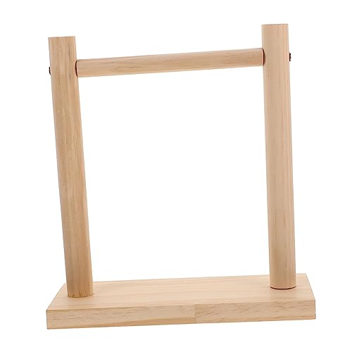 PEPLAYTAL Natürliches Papageien Standspielzeug aus Holz Langlebige Indoor Vogel Sitzstange als Kauspielzeug und Trainingsplattform für Wellensittiche und Papageien im Käfig PEPLAYTAL Natürliches Papageien Standspielzeug aus Holz Langlebige Indoor Vogel Sitzstange als Kauspielzeug und Trainingsplattform für Wellensittiche und Papageien im Käfig von PEPLAYTAL